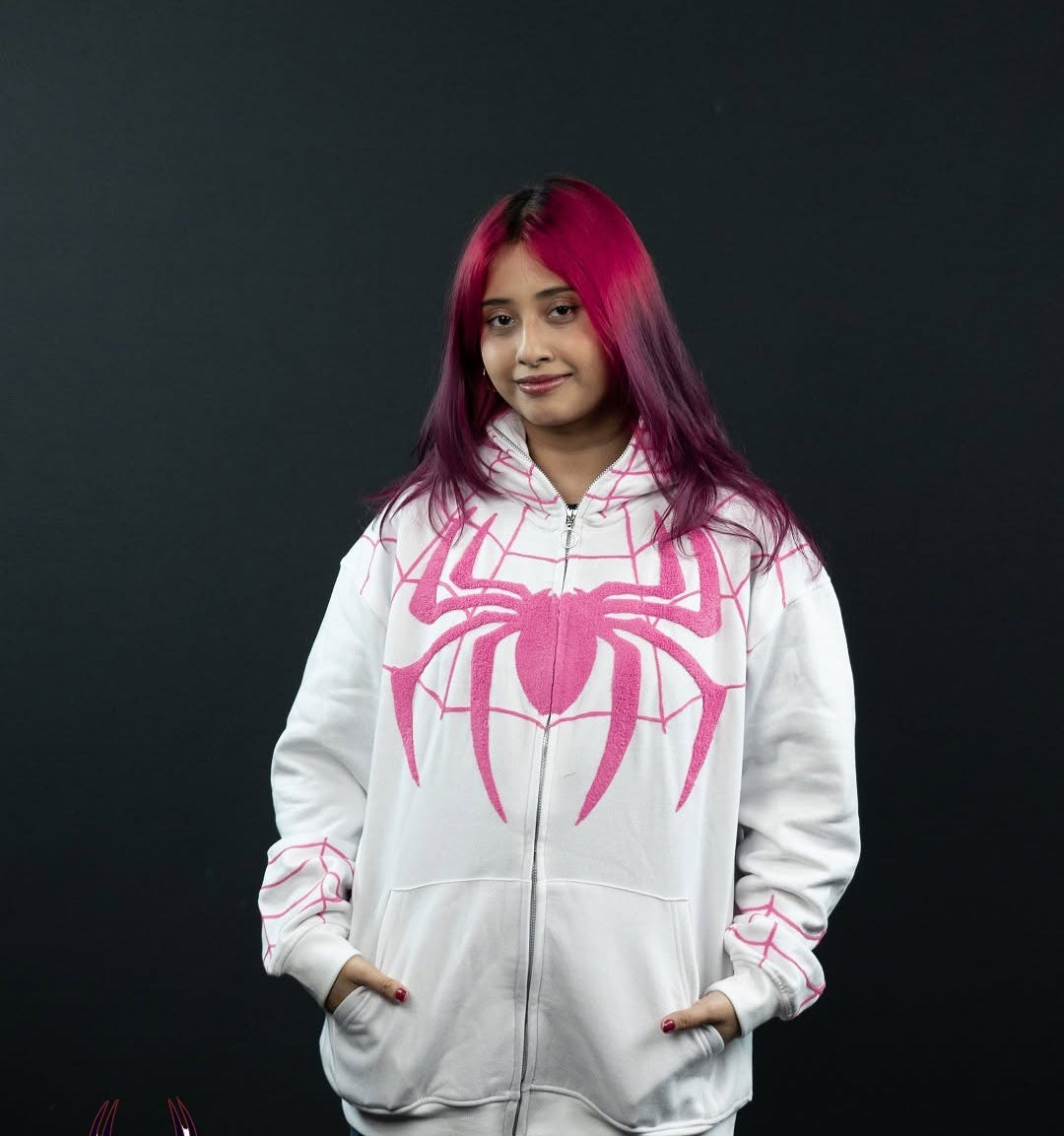 Trendy Spiderman Zipper Hoodie (UNISEX)