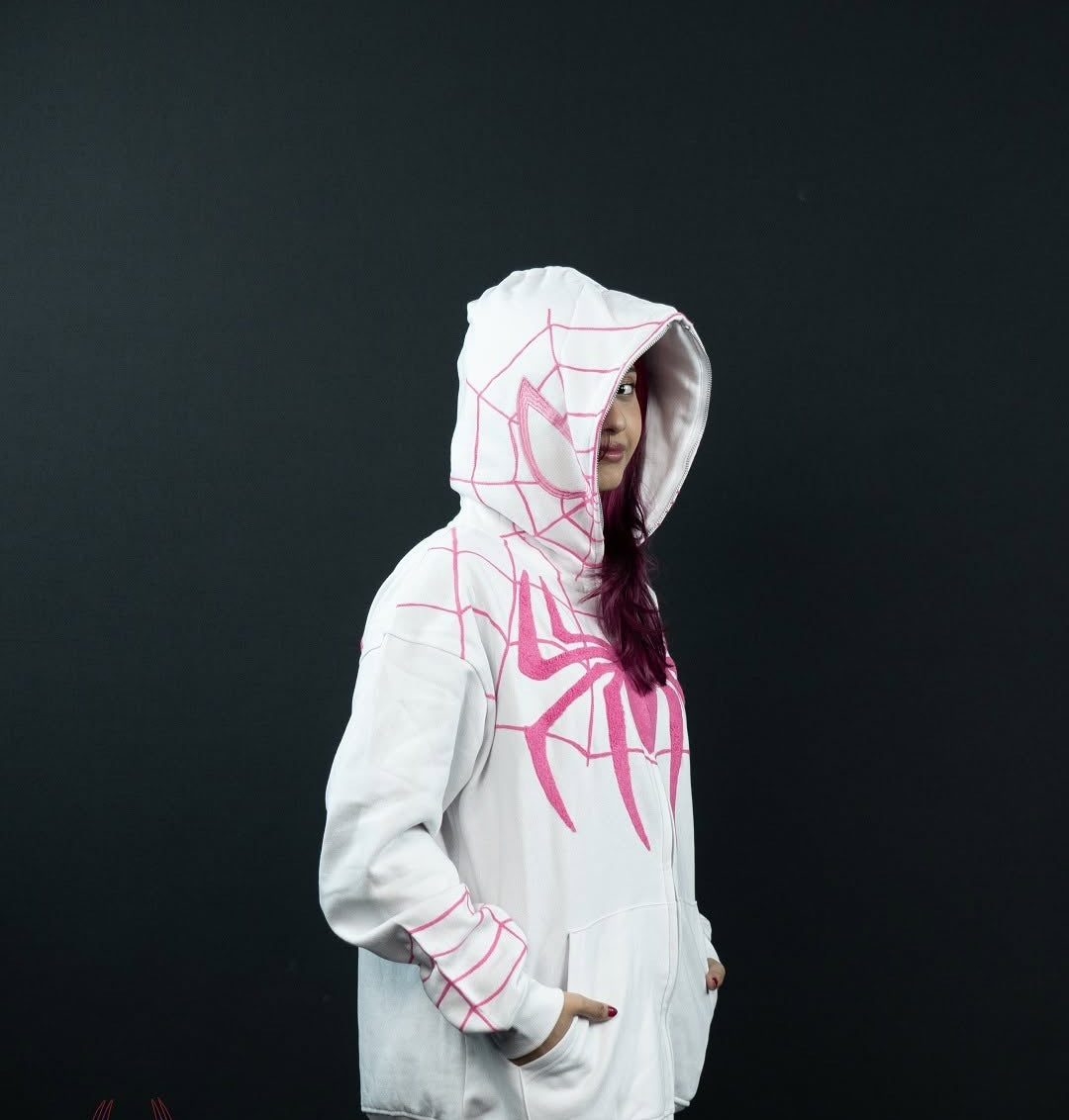 Trendy Spiderman Zipper Hoodie (UNISEX)