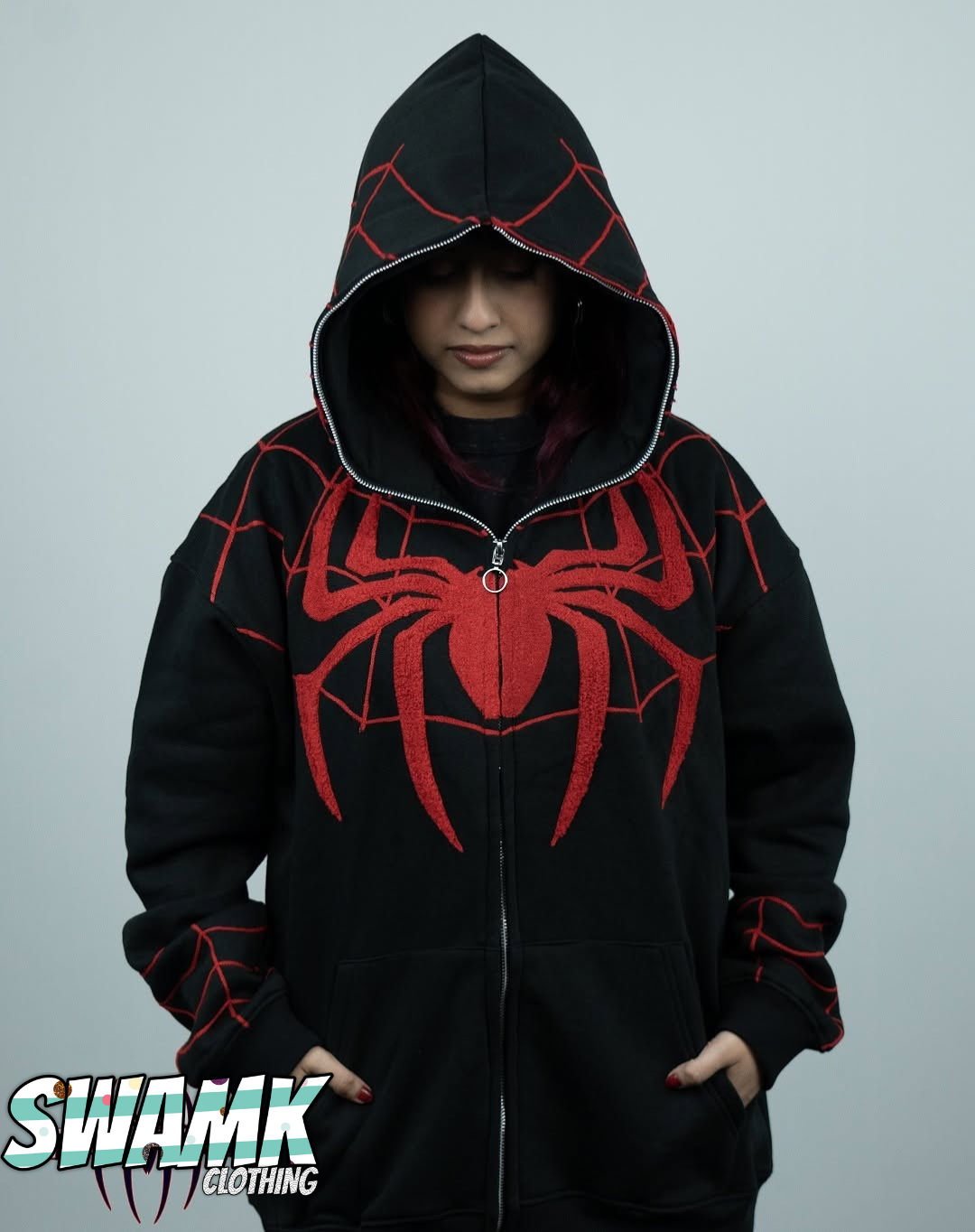 Trendy Spiderman Zipper Hoodie (UNISEX)