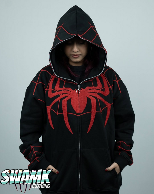 Trendy Spiderman Zipper Hoodie (UNISEX)