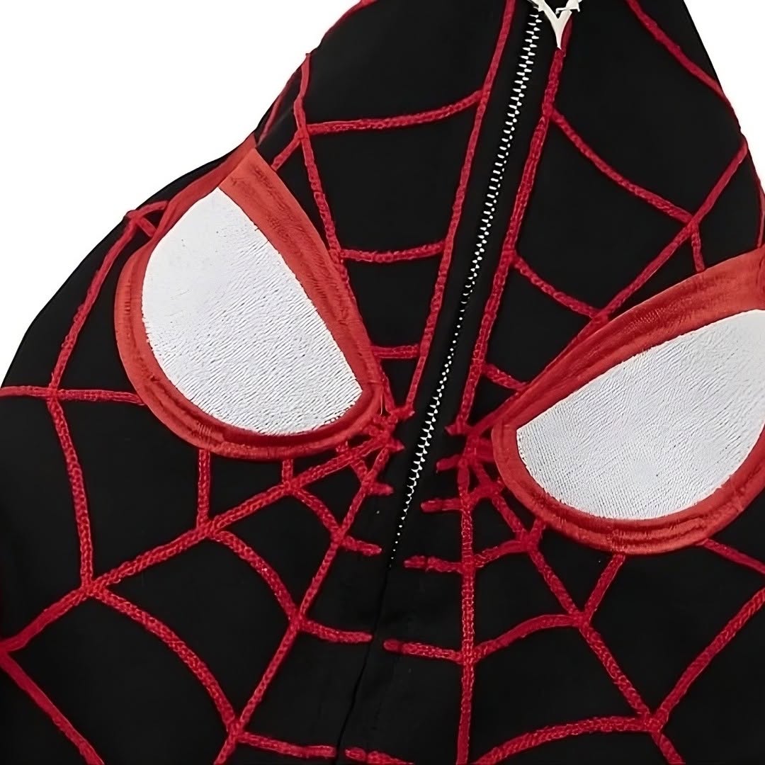 Trendy Spiderman Zipper Hoodie (UNISEX)
