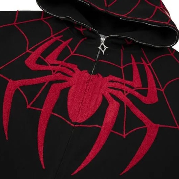 Trendy Spiderman Zipper Hoodie (UNISEX)